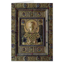 Icon depicting the Archangel Michael Card