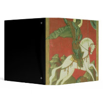 Icon of St. George and the Dragon Vinyl Binder