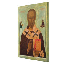 Icon of St. Nicholas Canvas Prints