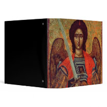 Icon of the Angel Michael, Greek, 18th century 3 Ring Binders