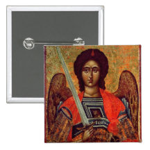 Icon of the Angel Michael, Greek, 18th century Buttons