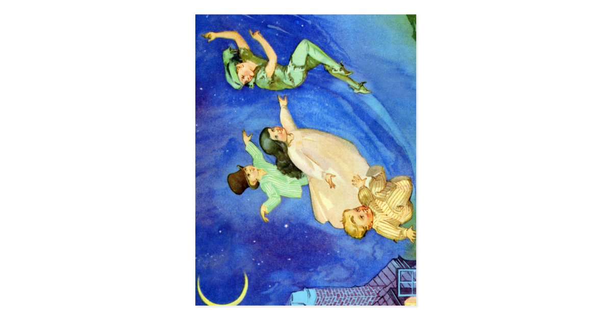 ICONIC IMAGE FROM PETER PAN POSTCARD | Zazzle