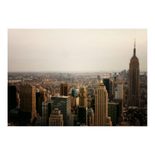 Iconic New York Cityscape, Medium print