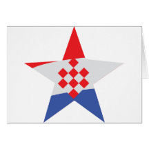icono de la estrella de Croacia Tarjeta