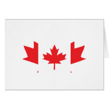 icono de la hoja de arce de Canadá Felicitación