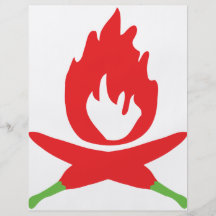 icono del fuego de los chiles tarjetas publicitarias