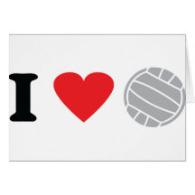 icono del voleibol tarjeta