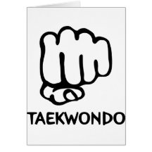 icono negro del Taekwondo Tarjetas