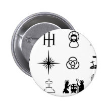 Iconos cristianos pin