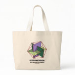 Icosahedron With Golden Rectangles (Geometry) Canvas Bags