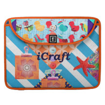 iCraft Scrapbooking and Buttons Craft Gifts Sleeves For MacBooks