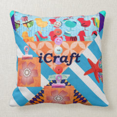iCraft Scrapbooking and Buttons Craft Gifts Pillows