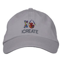 iCREATE Artist embroidered hats