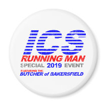 ICS Running Man Faded Magnets