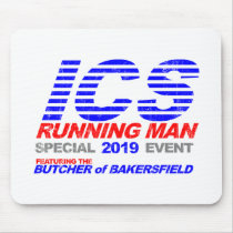ICS Running Man Faded mousepads by Zerotees ICS Running Man Faded mousepads