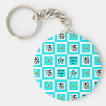 ICSU Tiles Pattern Keychain