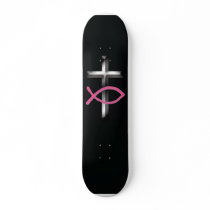 Icthus & Cross skateboards