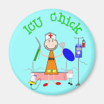 ICU Chick (Nurse) Fridge Magnets