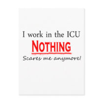 ICU Nothing Scares Me postcards