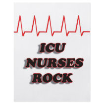 ICU NURSES ROCK flyers