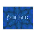 Icy Blue Invitation Postcard