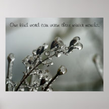 Icy Branch Poster