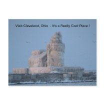 Icy Cleveland Harbor Post Cards