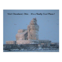 Icy Cleveland Harbor Post Cards