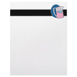 icy cold pink lemonade pitcher letterhead