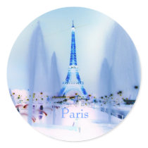 "ICY Eiffel" Sticker by LdeCassanth "ICY Eiffel" Sticker