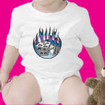 Icy Flaming Dice Rompers