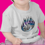 Icy Flaming Dice Tee Shirt