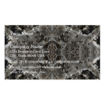 Icy Kaleidoscope pattern Business Card