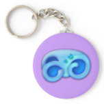 Icy Maya Jaguar Paw Keychain