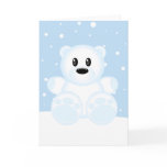 Icy Polar Bear Cards