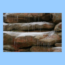 Icy Rock Poster posters