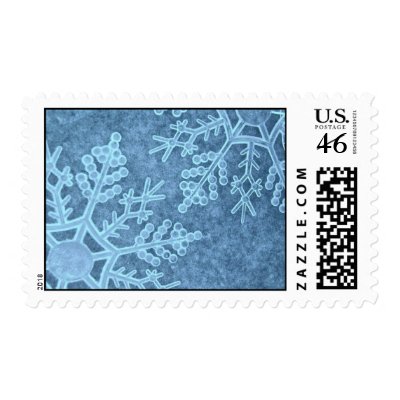Icy Snowflakes Postage