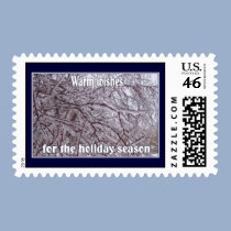 Icy Tree Christmas Stamp stamps