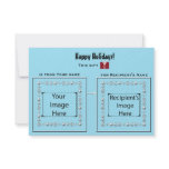 Icy Visual Cues Card for gifts Personalized Announcements