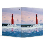 Icy Waters Lighthouse Avery Binder