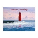 Icy Waters Season's Greetings Postcard