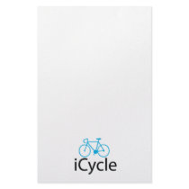 iCycle notepaper Personalized Stationery