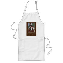 I'D GIVE UP CHOCOLATE, BUT.....(ARTWORK) aprons