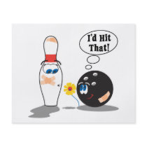 id hit that bowling ball thinks to pin bowling hum custom flyer