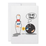 id hit that bowling ball thinks to pin bowling hum custom invites