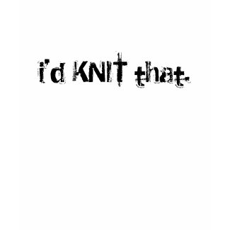 i'd KNIT that. shirt