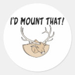 I'd Mount That Deer Head stickers