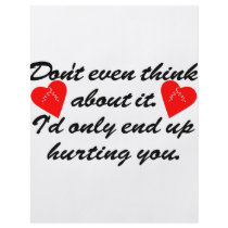 I'd Only End Up Hurting You Full Color Flyer