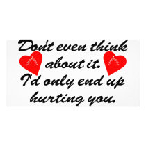 I'd Only End Up Hurting You photo cards