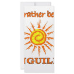 I'd Rathe Be in Anguilla Personalized Rack Card
